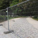 Eingang zum Treptower Park am 29.8.2016 - gesperrt